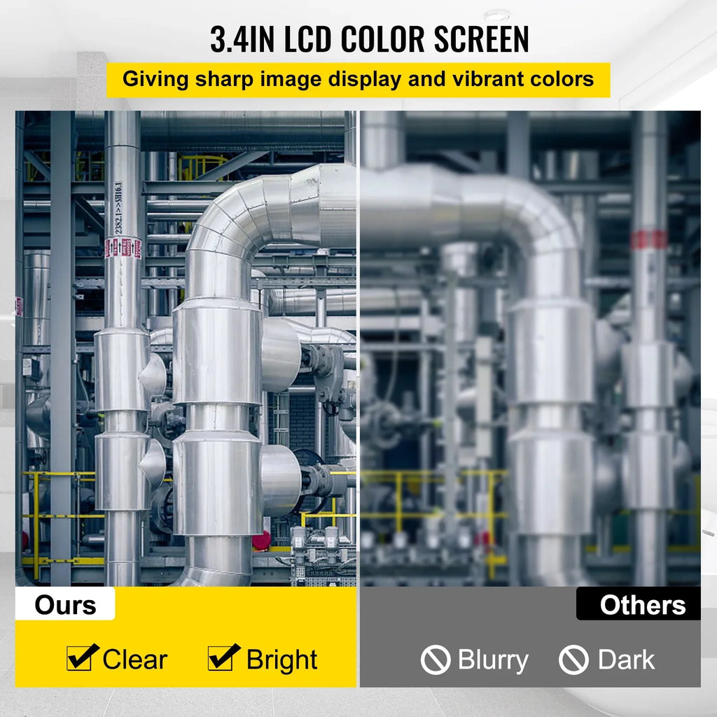 32.8FT Camera IP68 DVR Waterproof 6PCS TFT Cable with Camera 4.3 Duct LCD SKYSHALO Monitor 10M Pipeline Screen Function Lithium Sewer in. Camera Inspection 8500MAH Inspection Camera Battery, Pipe LEDs