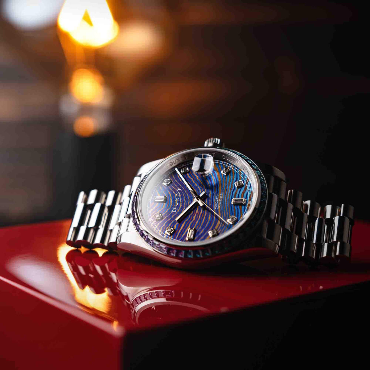 Edition Damascus Diver Serenata Duxot Automatic Rainbow Limited