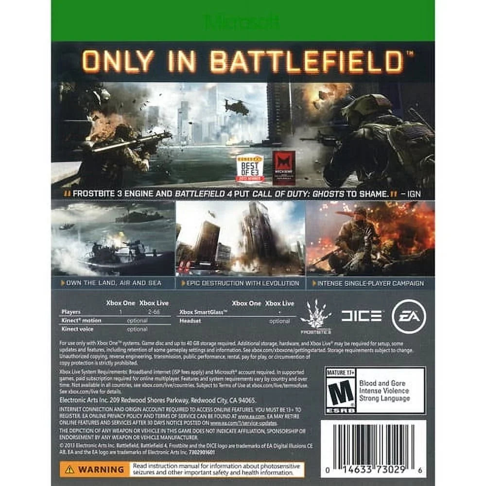 Electronic Arts 4 Battlefield One) (Xbox