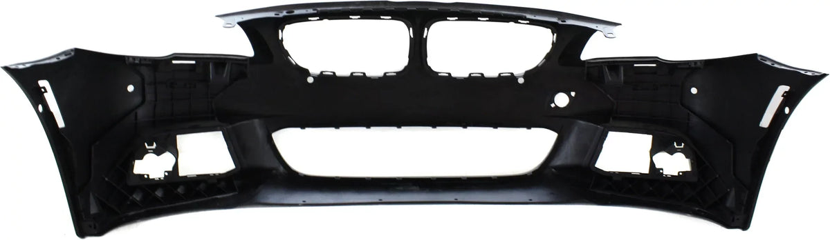 with Compatible View Side Sedan PDC 2011-2013 COVER Primed M Camera 5-Series with Pkg Sensor Front BUMPER For with Holes