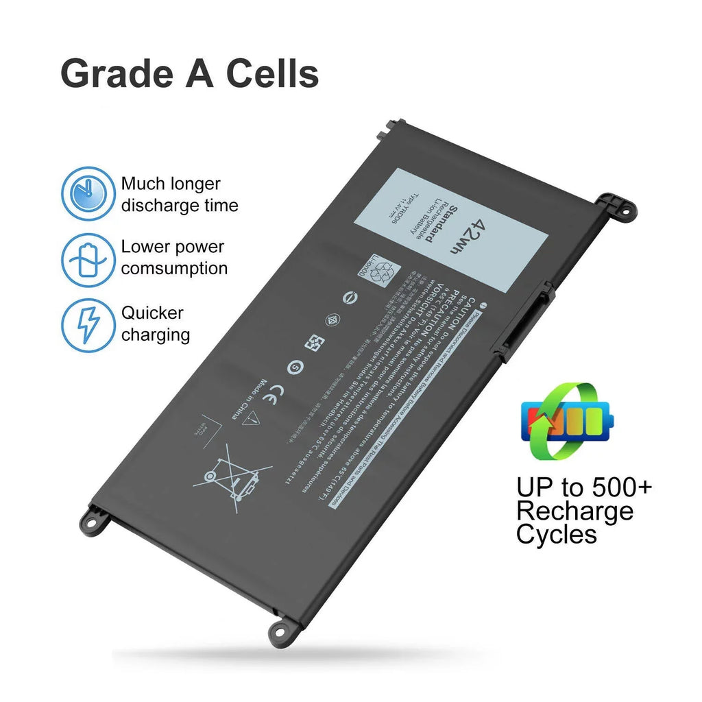Battery 3493 FAST USPS 5480 Inspiron 42Wh 15 3584 for 3593 YRDD6 5485 5491