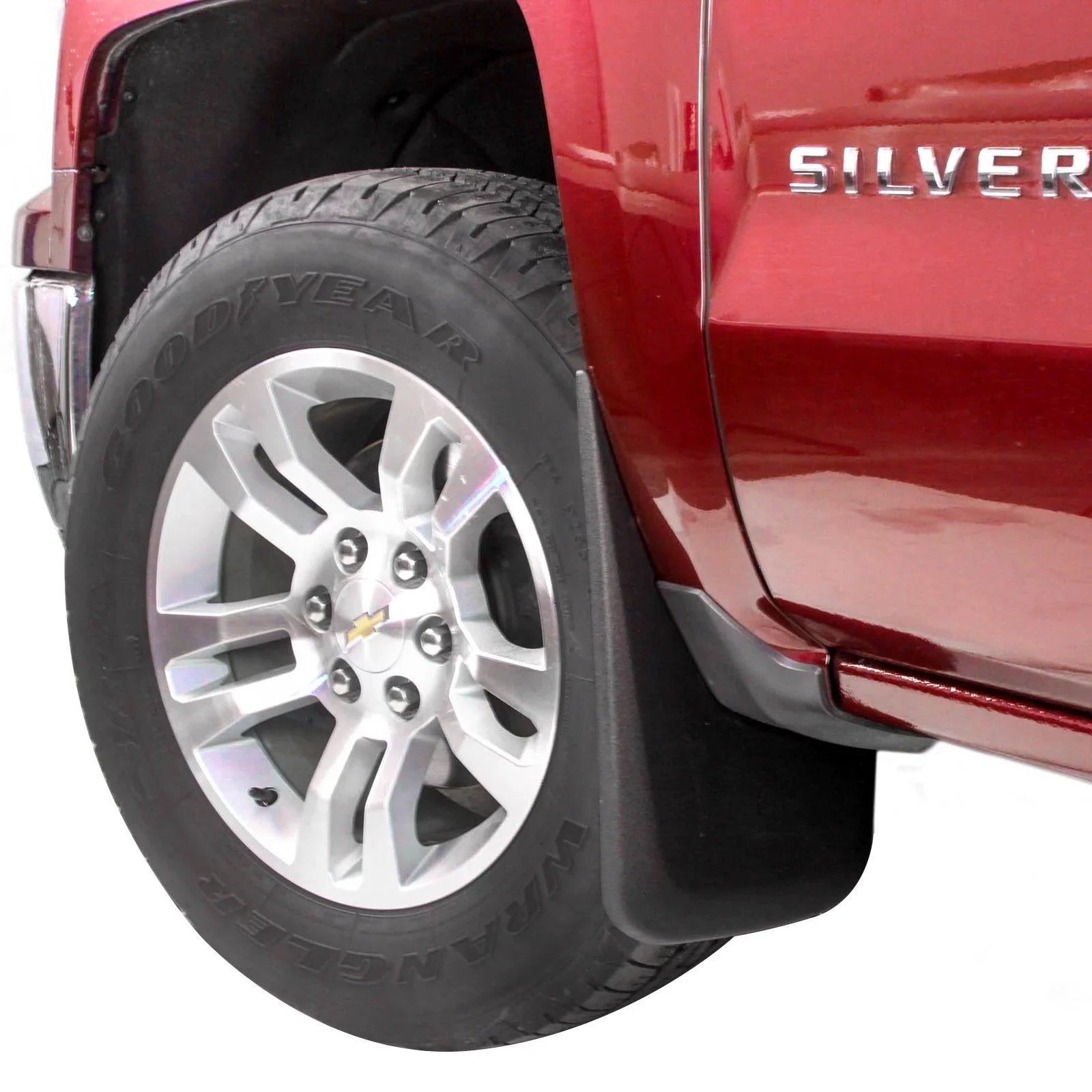 22894857 Front 2015-2018 1500 2014-2018 Silverado Set Flaps Hound 2 Molded Auto Chevy & 3500 Piece Set Mud Splash Pair Only) Custom Fit Chevy GMC Sierra, Silverado Only 2500 (Not Red