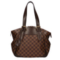 MM Bag Shoulder Used Women's Verona Damier Authenticated Brown Canvas