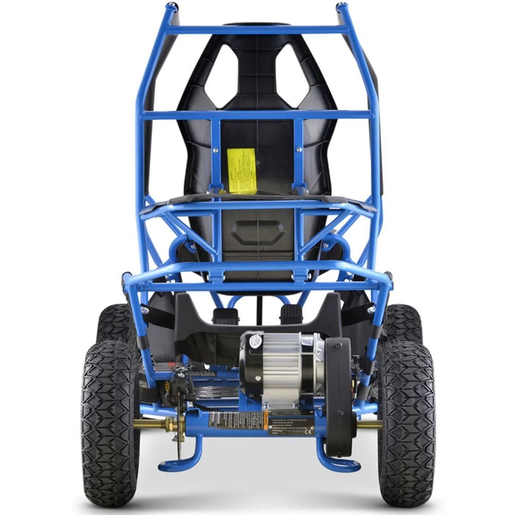 Kart Electric MotoTec 1000w Maverick Blue Go 36v