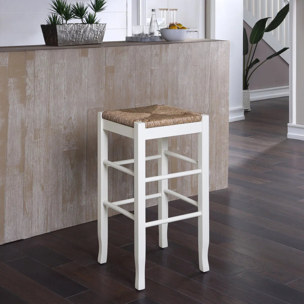 Rush Square 29 in. Stool - Boraam Bar