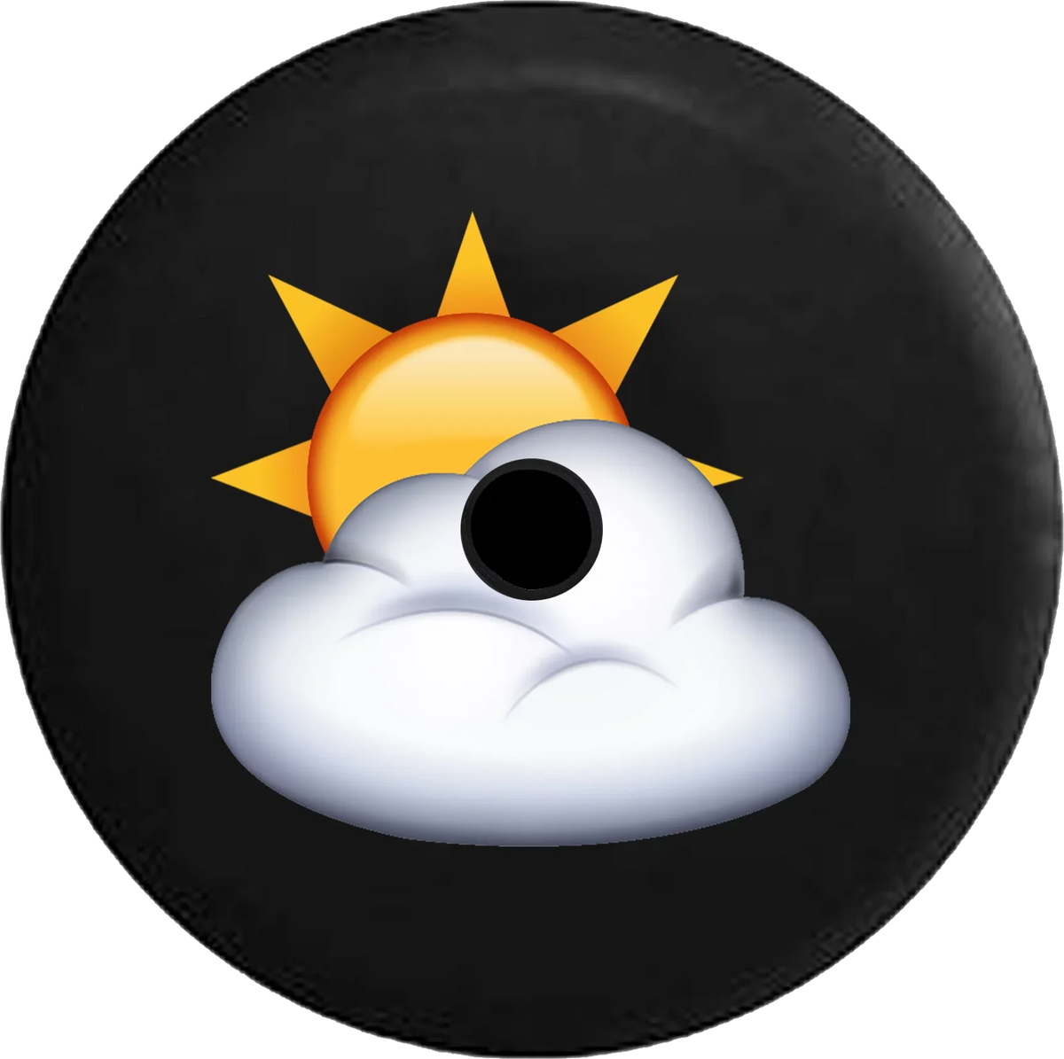 Text Camera Emoji Cloud Inch 32 JL RV 2018 Spare for Backup 2019 Jeep Tire Cover Wrangler Sun