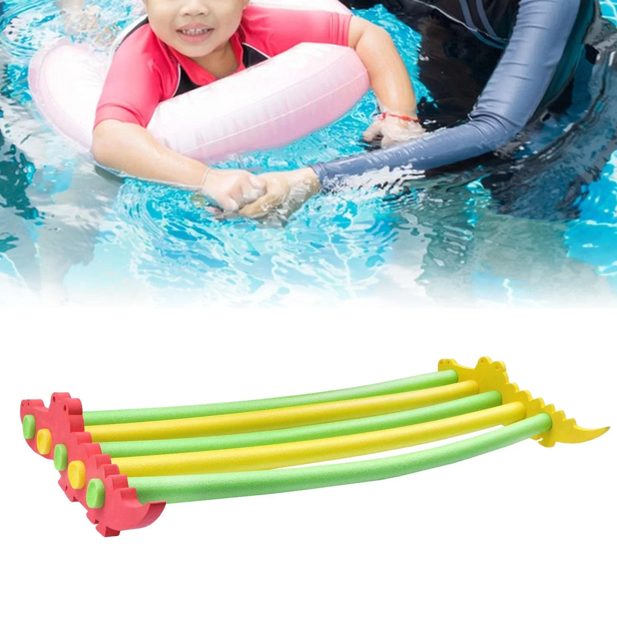 Connector 69cmx3cmx20cm Pool liquid Rafts Toy Float Swimming Beginners for