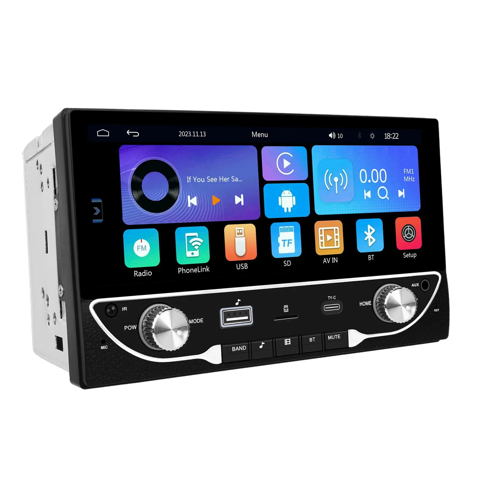 wireless View carplay/auto Rear Support mp5 Bluetooth TF/USB Player Radio 2DIN Car Universal Camera FM 6.86" Receiver