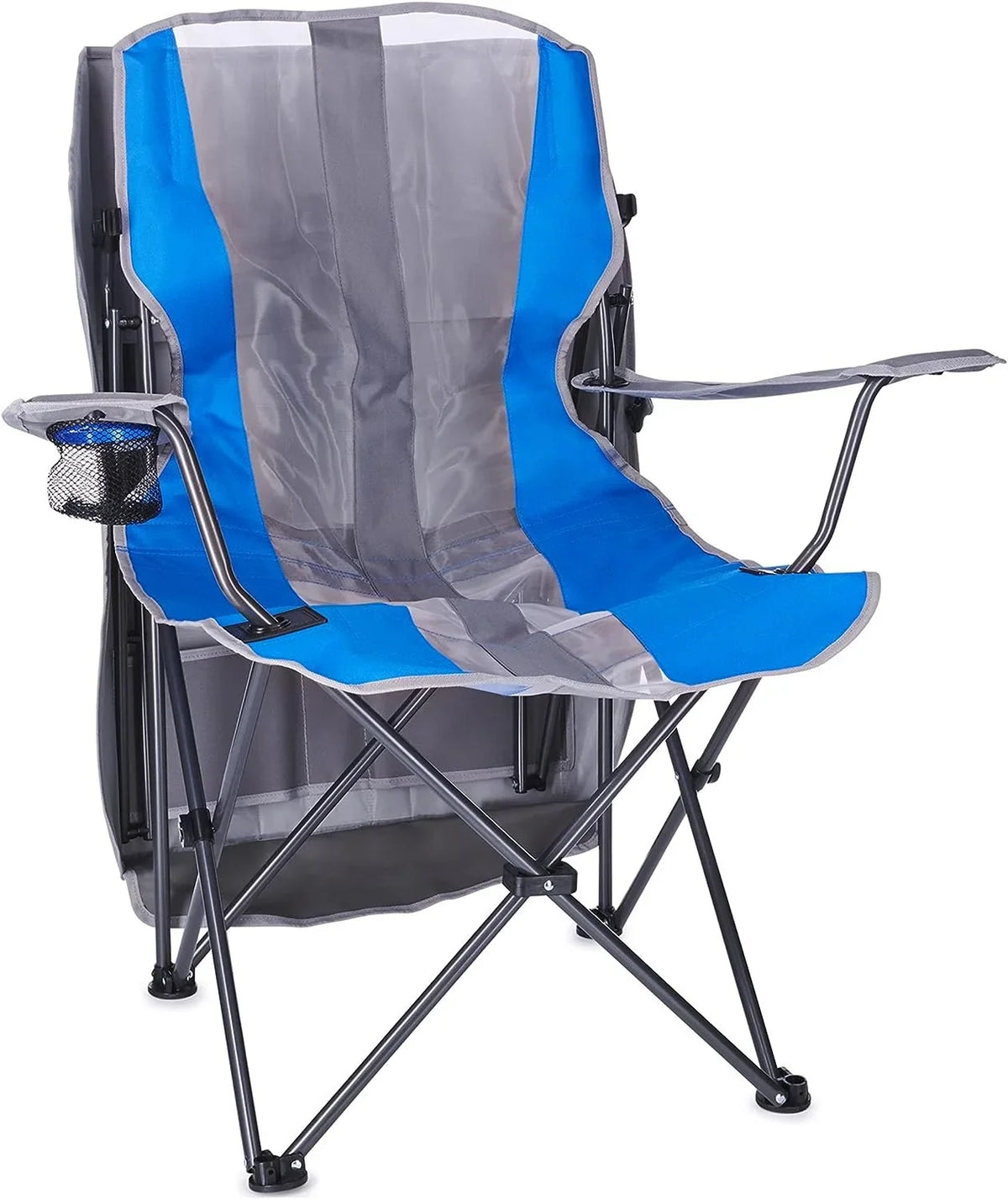 Camping, exterior Canopy Foldable and Tailgates, Events, Chair Original Grey/Blue Kelsyus for
