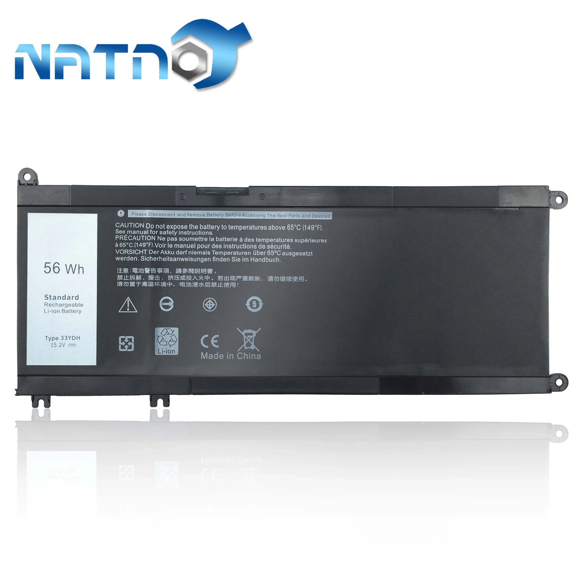 56Wh 7586 7000 33YDH 15.2V inspiron 15 Battery battery for