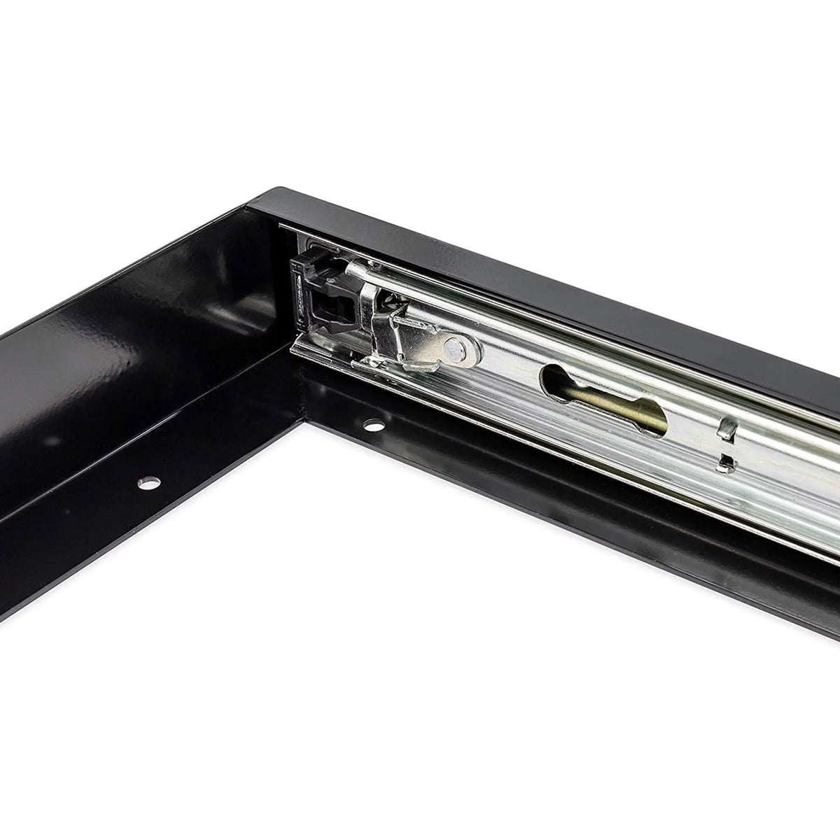 | Features Camco 264lbs to Steel & Safety Ball Slide Camper/RV (51530) | Electric Holds Latch Refrigerator Slides Up Bearing Portable Medium