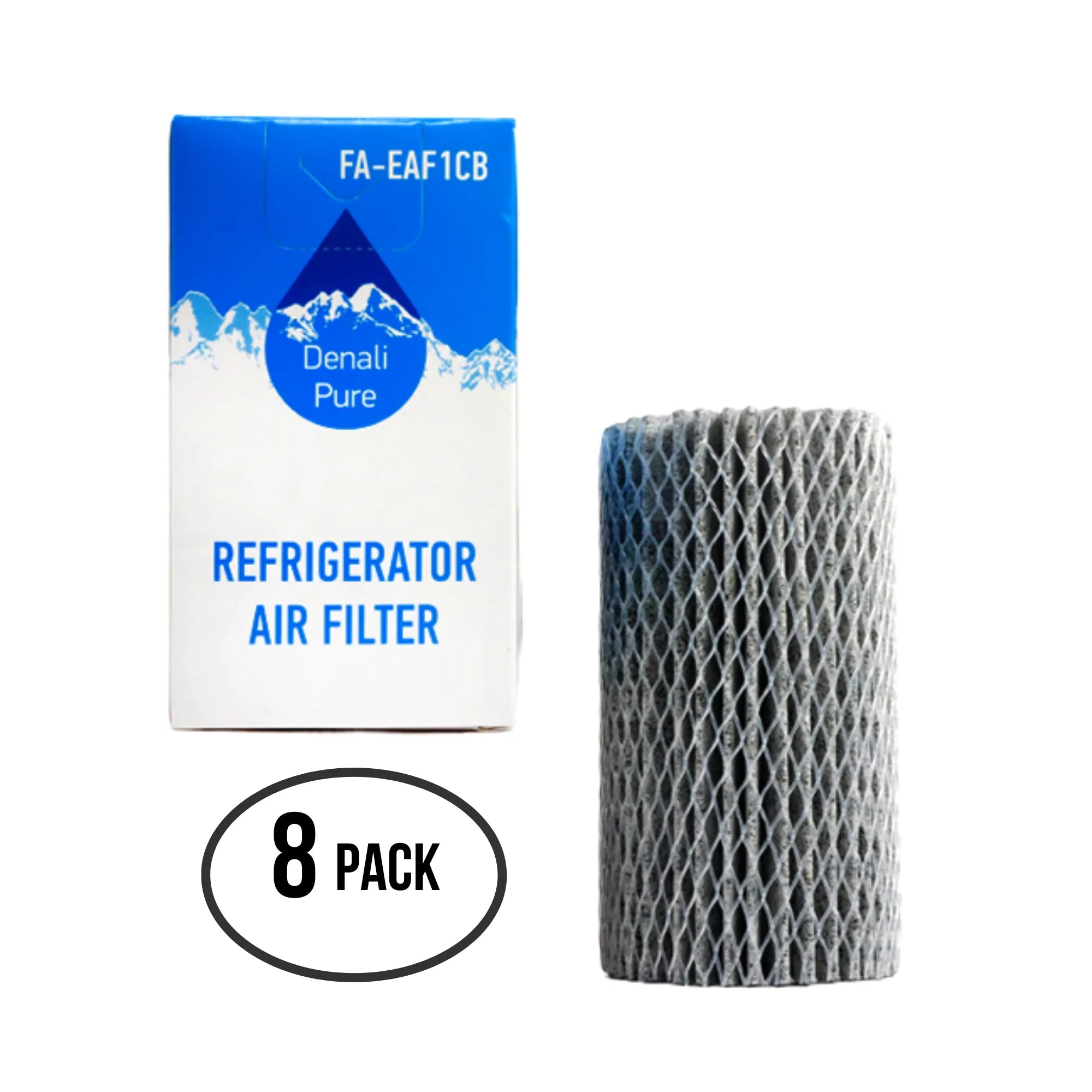 Air Air EAF1CB, Compatible 46-9917 EW23SS65HS6 for Refrigerator Replacement - with 8-Pack Electrolux Electrolux Fridge Filter Filter