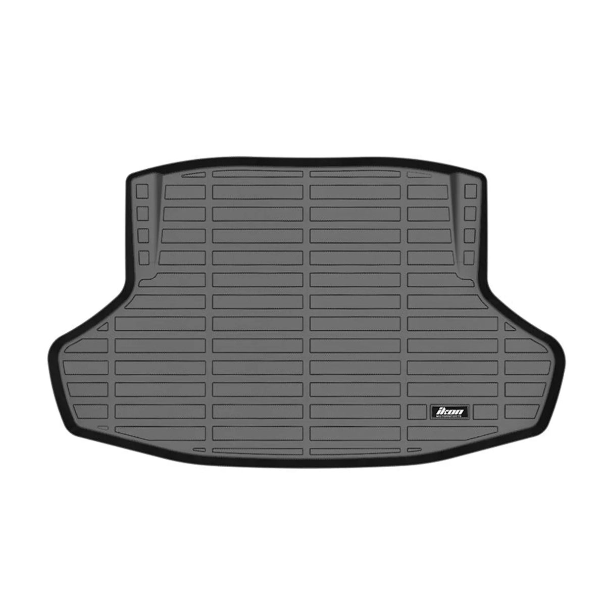 Interior 2022-2024 Trunk Mat, Anti-Slip Compatible Motorsports Storage 2nd Mats & Set 3D Row Accessories Floor climate All Honda Civic Black Floor Liners + Cover Full with TPE Ikon Front Waterproof