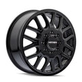 Black Wheel 20x8.25 FRONT Cogent 8x6.5 DUALLY Gloss (115mm) Mayhem