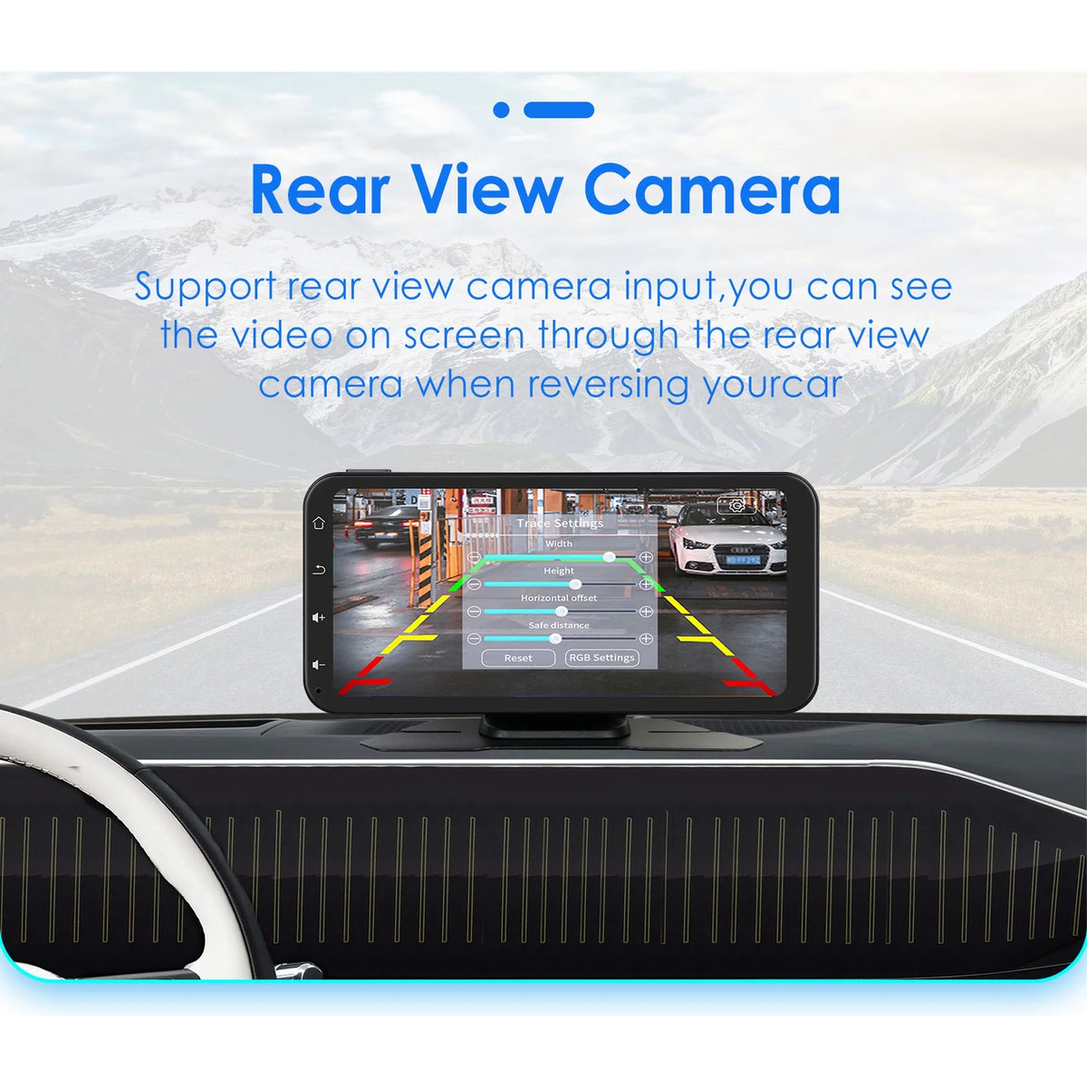 Auto Receiver Navigation Android Touchscreen Stereo Car Ossuret Radio Carplay Wireless 360° GPS With 6.25" Support Backup Audio Bluetooth Camera Adjustable