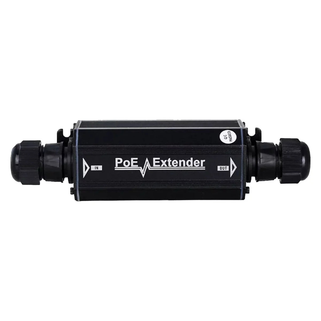 Extender Extender Signal Extender, High Gigabit Waterproof Compatible PoE exterior Ethernet PoE 1 Speed Bridge Broadband Standard 802.3af/at, Booster 100 Single Mbps Port Repeater Port