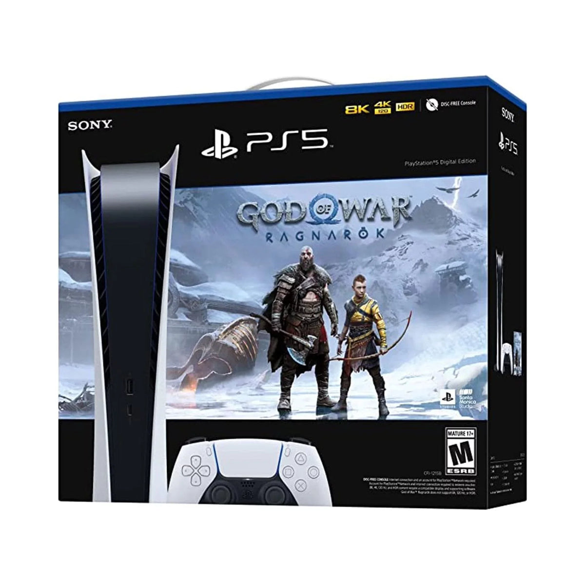 God Ragnarök Console (Digital War with of (GOW) - Video TEC PlayStation_PS5 Edition) 5 Game -PlayStation Bundle