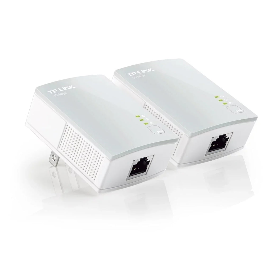Adapter(TL-PA4010 KIT)- Ethernet Stable Home Nano with Powerline Connections Saving, Expand Adapter, Network AV600 Powerline TP-Link Power Plug&Play,