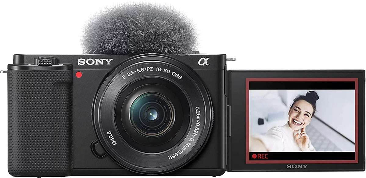 with Camera Lens, Alpha 24.2 1.97", Black Megapixel ZV-E10L Mirrorless 0.63",