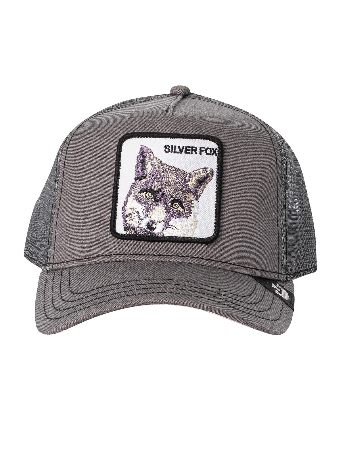 Bros. The Goorin Silver Trucker Grey Fox Cap,