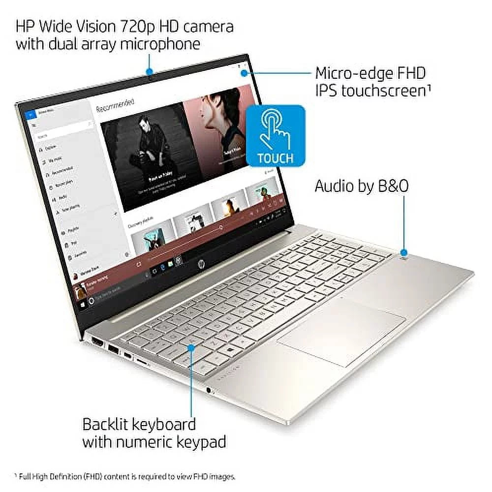32GB Backlit Core Touchscreen w/ Iris USB-C 11th 2TB WiFi-6 64GB HDMI Gen FHD 15.6" Intel Windows Keyboard Pro 2022 Laptop USB i7-1165G7 Pavilion DDR4 RATZK 11 SSD HP Bluetooth Graphics Xe NVMe