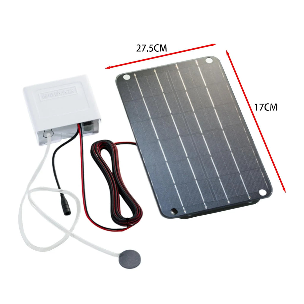 Pump Pond Solar Hydroponics Silent Pond Eco Pump Solar Pump,Aquarium Friendly,6V Oxygenator for Air Powered Solar simhoa Air Aerator