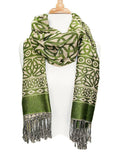 Moss Adult Scarf Knot Female Made apparel Green Celtic Celtic by