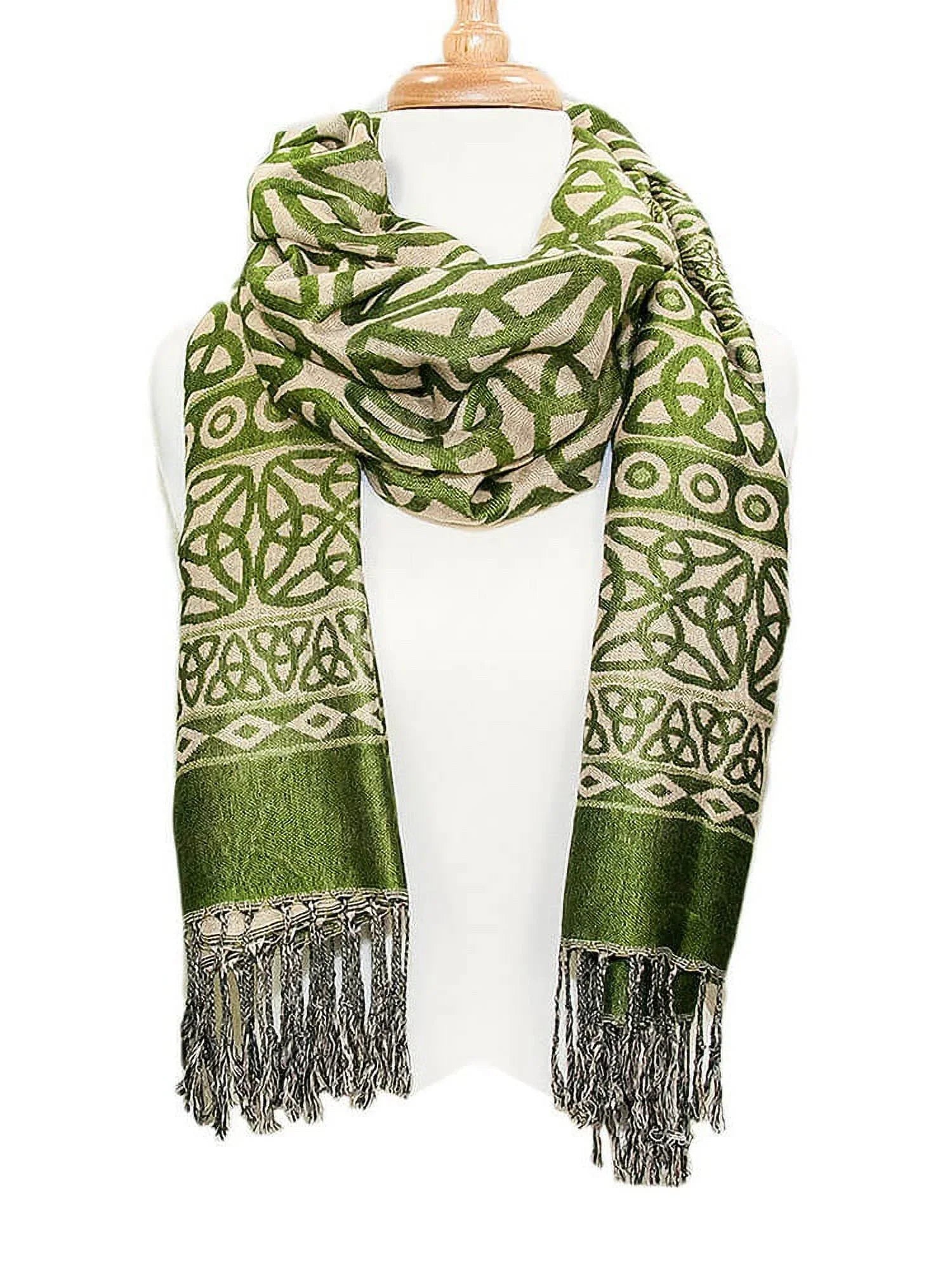 Moss Adult Scarf Knot Female Made apparel Green Celtic Celtic by