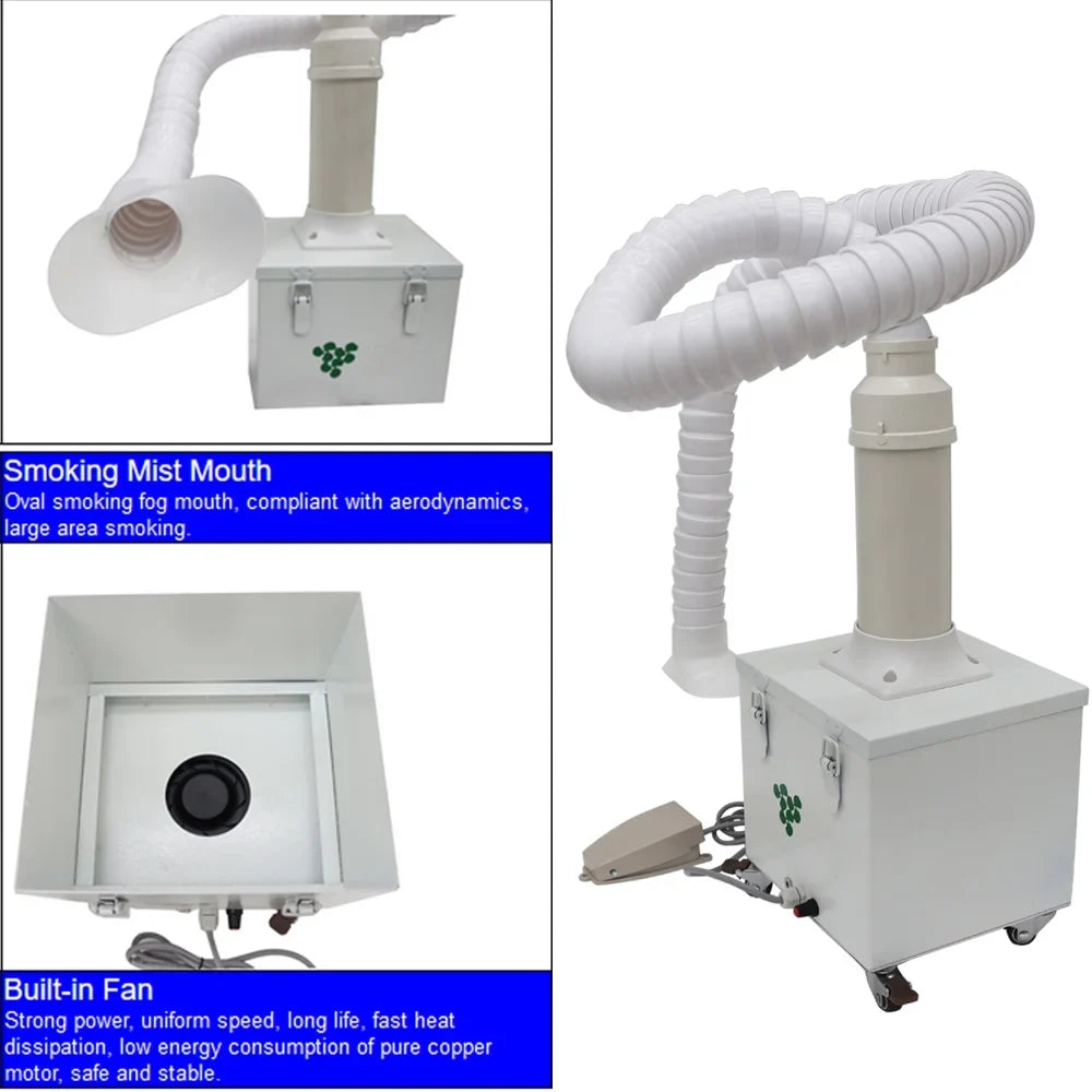 with Extractor Smoke Welding Smoke Switch Fume Purifier 12V Purifier Portable Foot Dry Welding