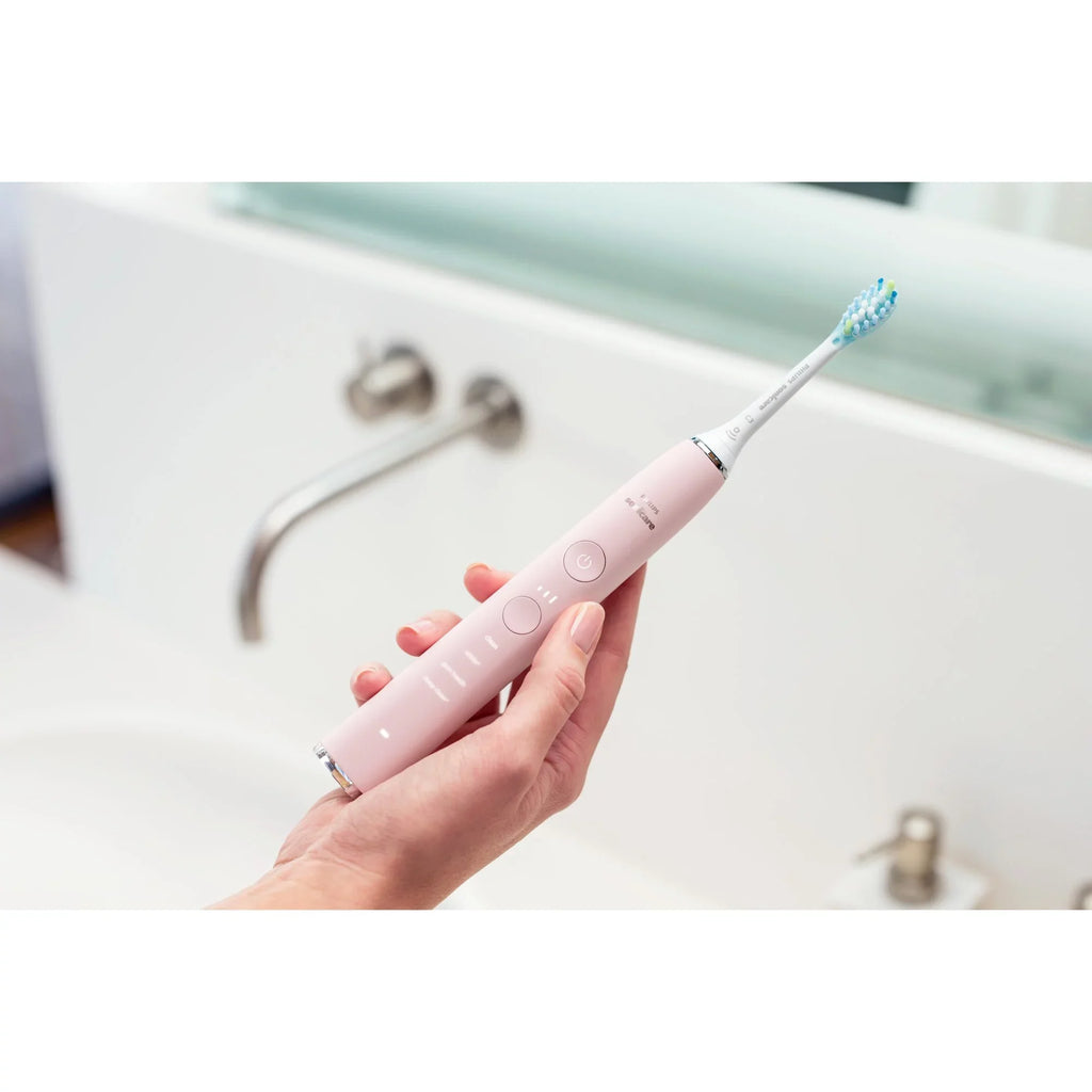 9500 Power DiamondClean Smart Philips Sonicare Electric Pink, Rechargeable Toothbrush, HX9924/21