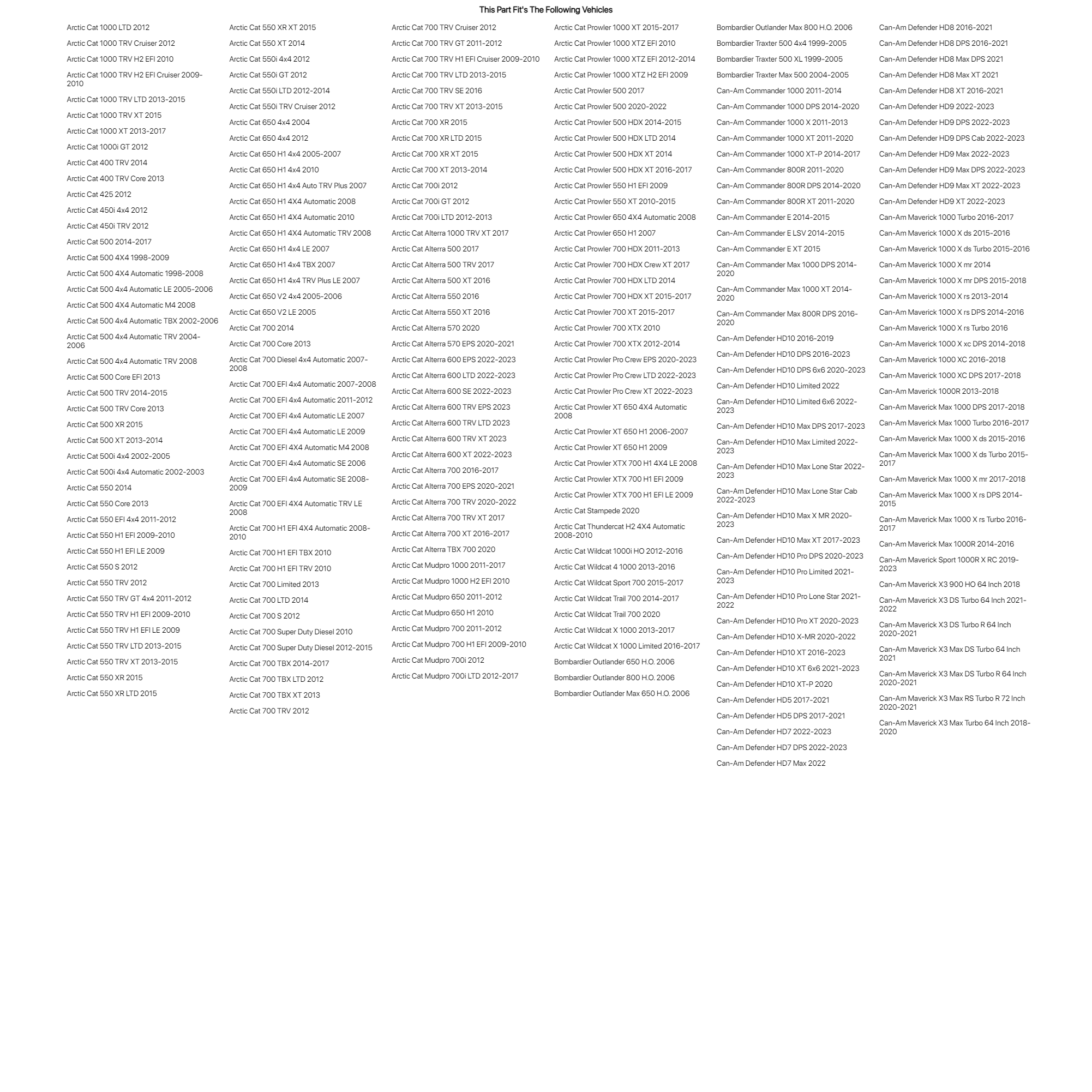 900 Pack) RZR Tire For (4 Radial Megabite Tusk Trail Edition 27x11-14 Fox POLARIS 2020