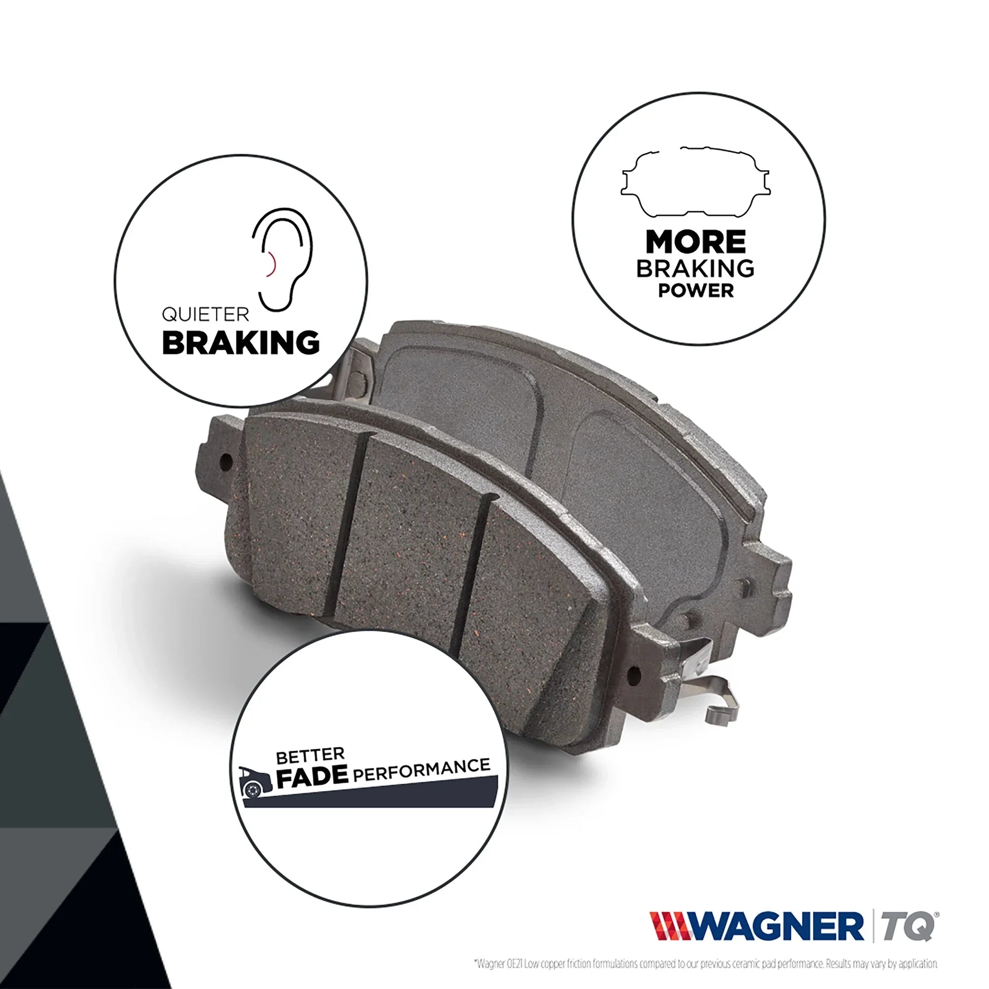 X5 select: 2000-2006 Semi-Metallic MX683 Wagner 2004-2010 Set Disc ThermoQuiet Fits X3, Brake Pad