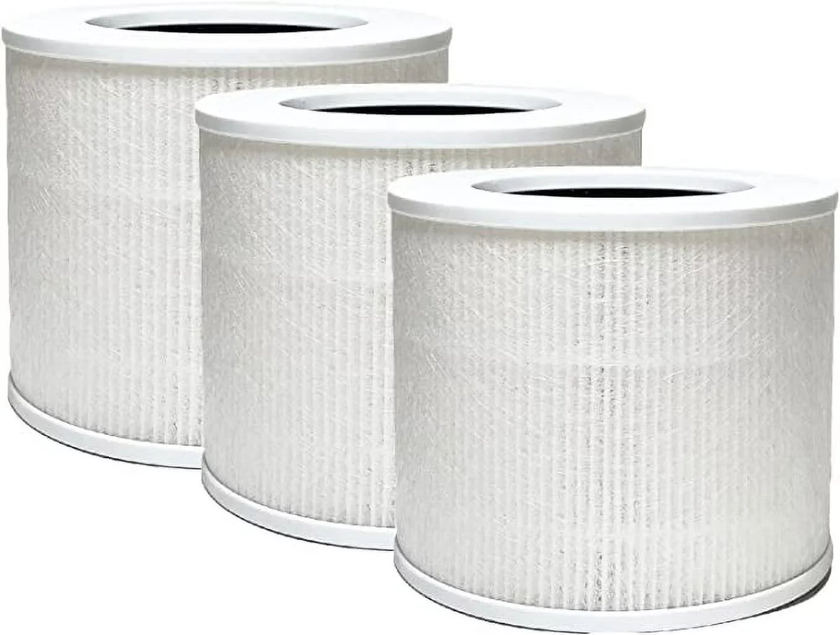 Carbon Activated Pure HEPA Replacement Purifier Proton Smoke, Filter Nispira Portable Pack Air Remove For 3-in-1 True 3