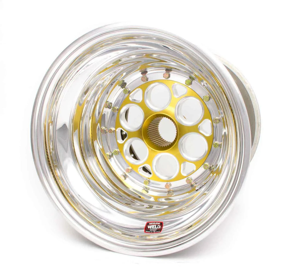 Spacing - WEL735-51536 Back x Weld Racing 15 6 Wheel, Spline 15 in. Sprint Spline in. 42 Magnum