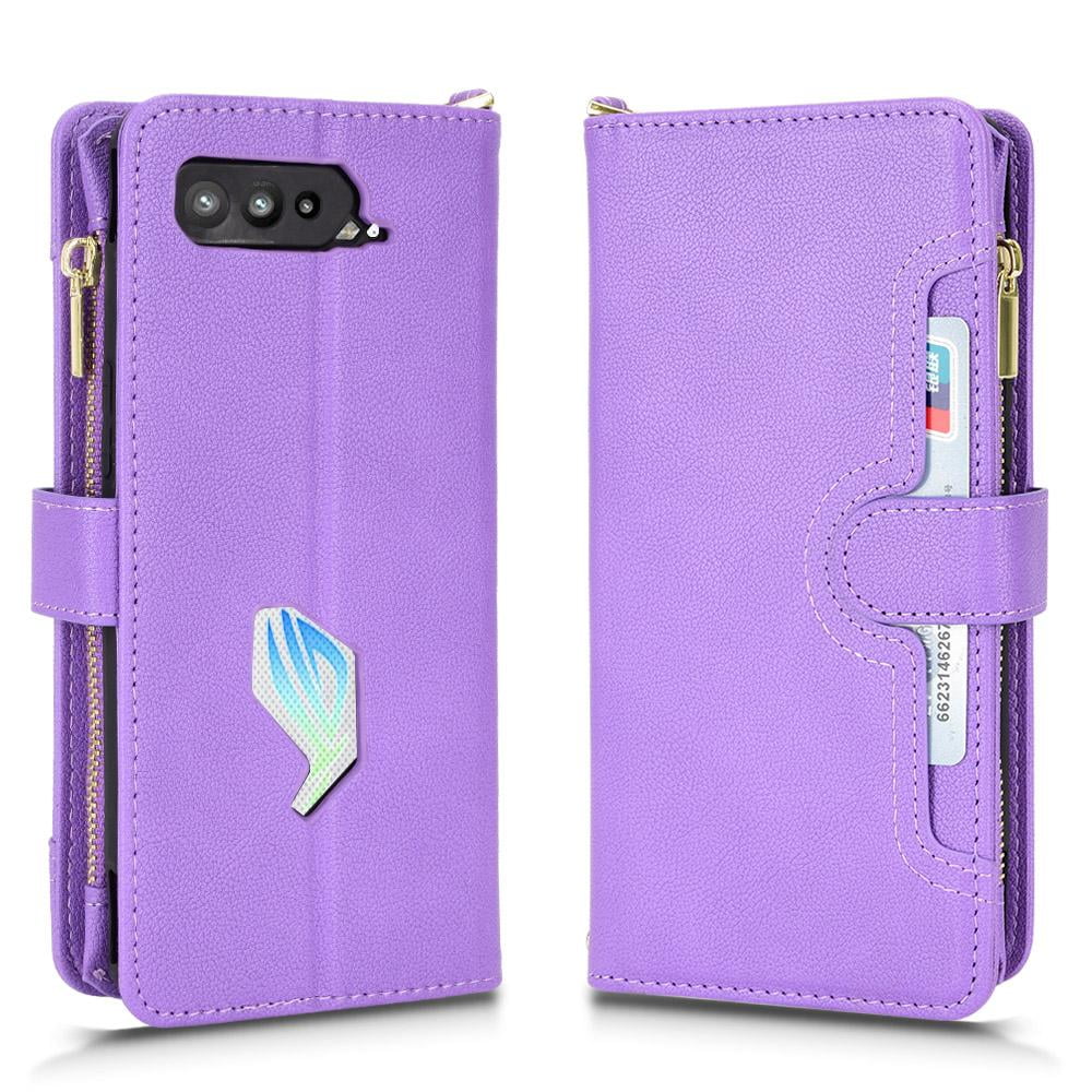 Phone PU 5 Card Leather Asus for Flip Cover Holder Leather Case ROG Zipper Wallet Magnetic