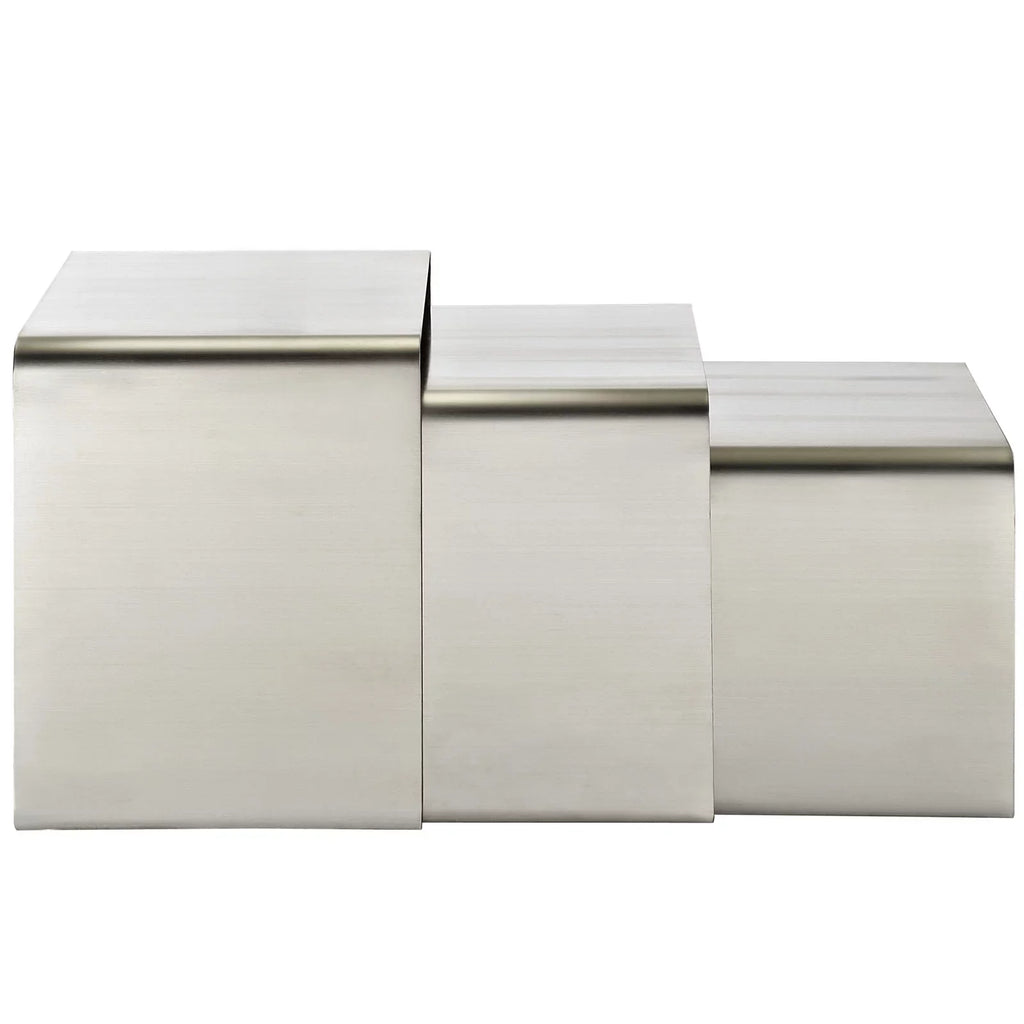 Silver Table in Modway Rush Nesting