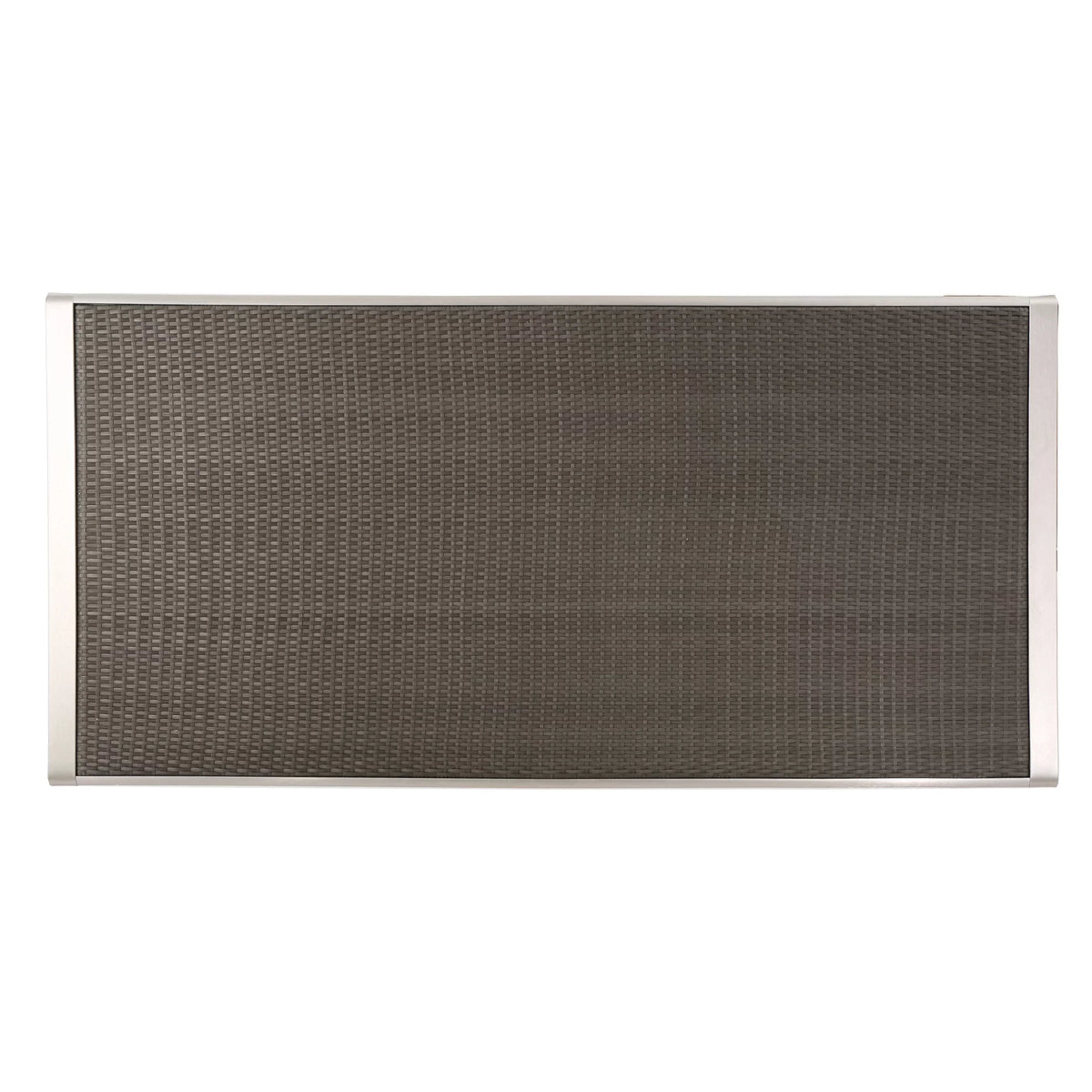 Bay exterior Grey Dining Coral with Wicker Table Top, Aluminum