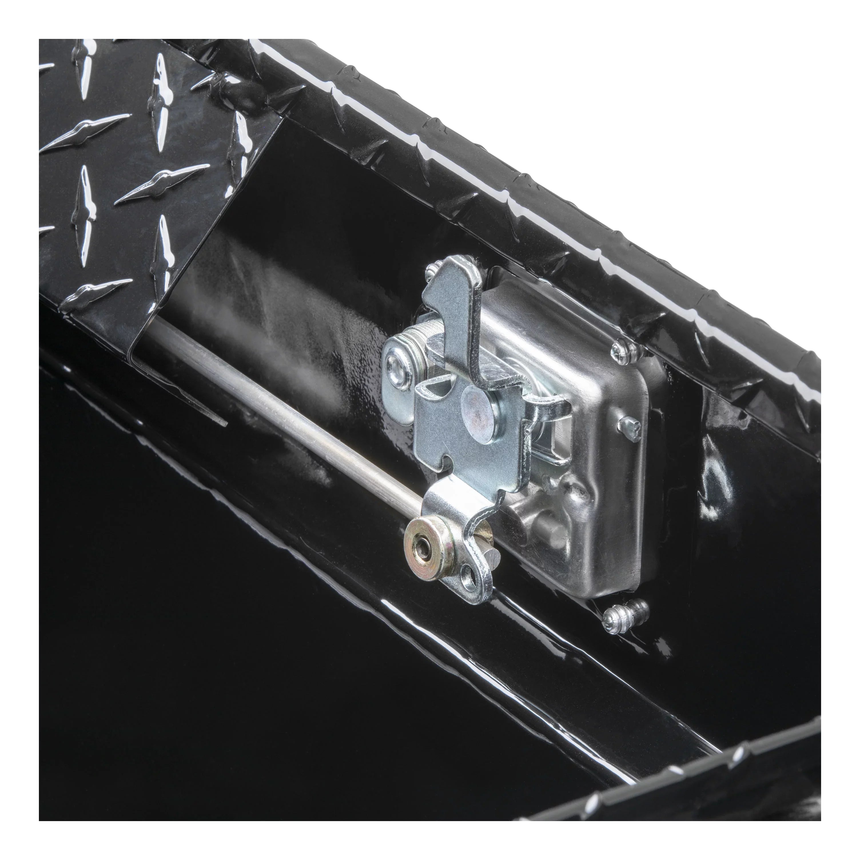 UWS Black Low with Truck Aluminum EC10592 Tool Box RigidCore Heavy-Wall 72-Inch Profile, Lid Gloss