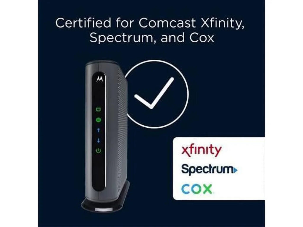 Certified Time Mbps Modem, Cable, by 343 Warner More Cable Comcast 3.0, and DOCSIS MB7220, XFINITY, Model Cox, (No Wireless) BrightHouse, 8x4