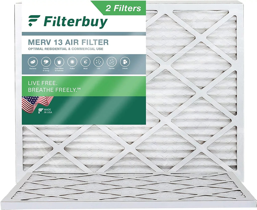 13 AC Furnace 15x20x1 Filters HVAC (2-Pack) MERV Air Filterbuy Pleated