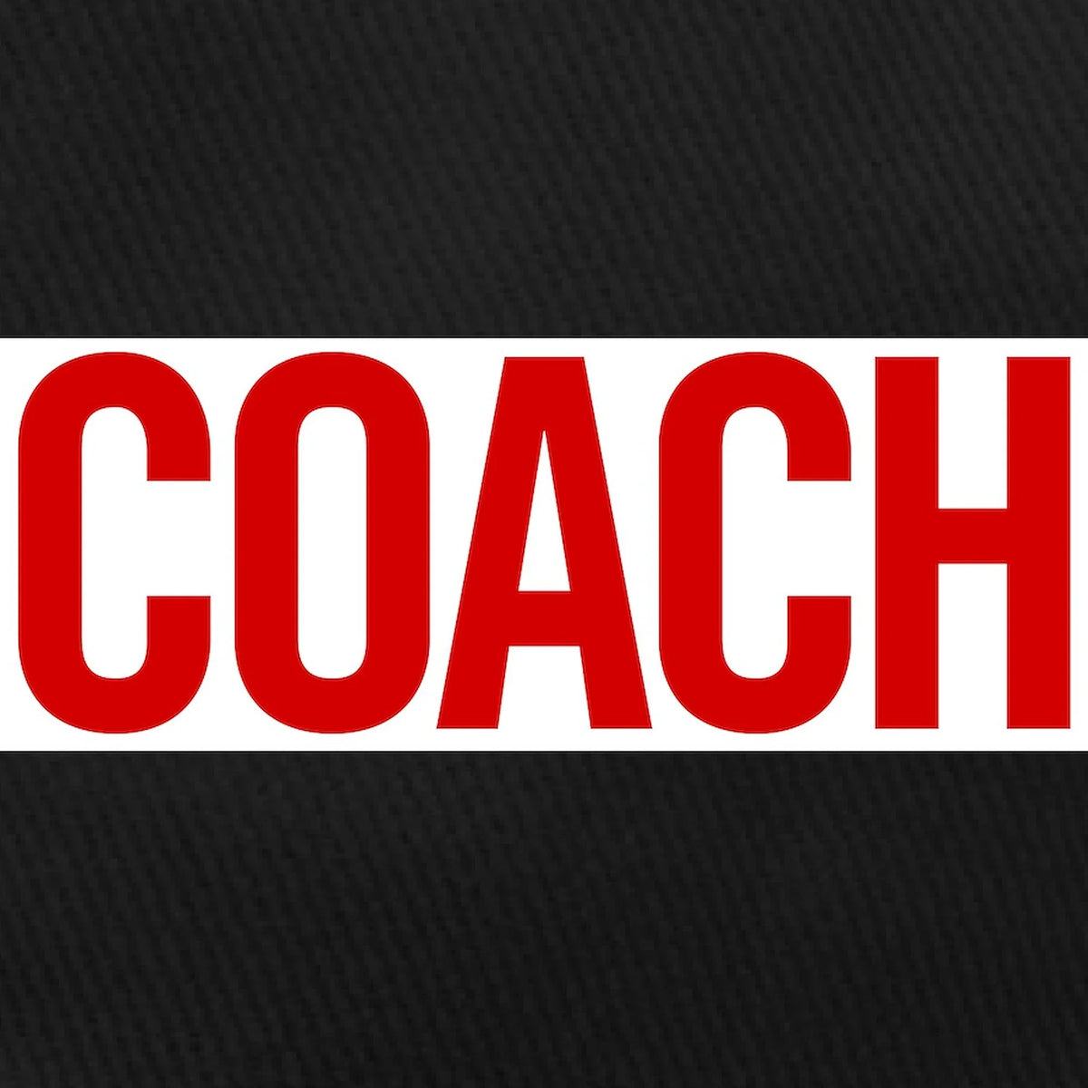 Printed Black CafePress Black Adjustable (Red) Cap - Hat Cotton Canvas Coach Baseball -