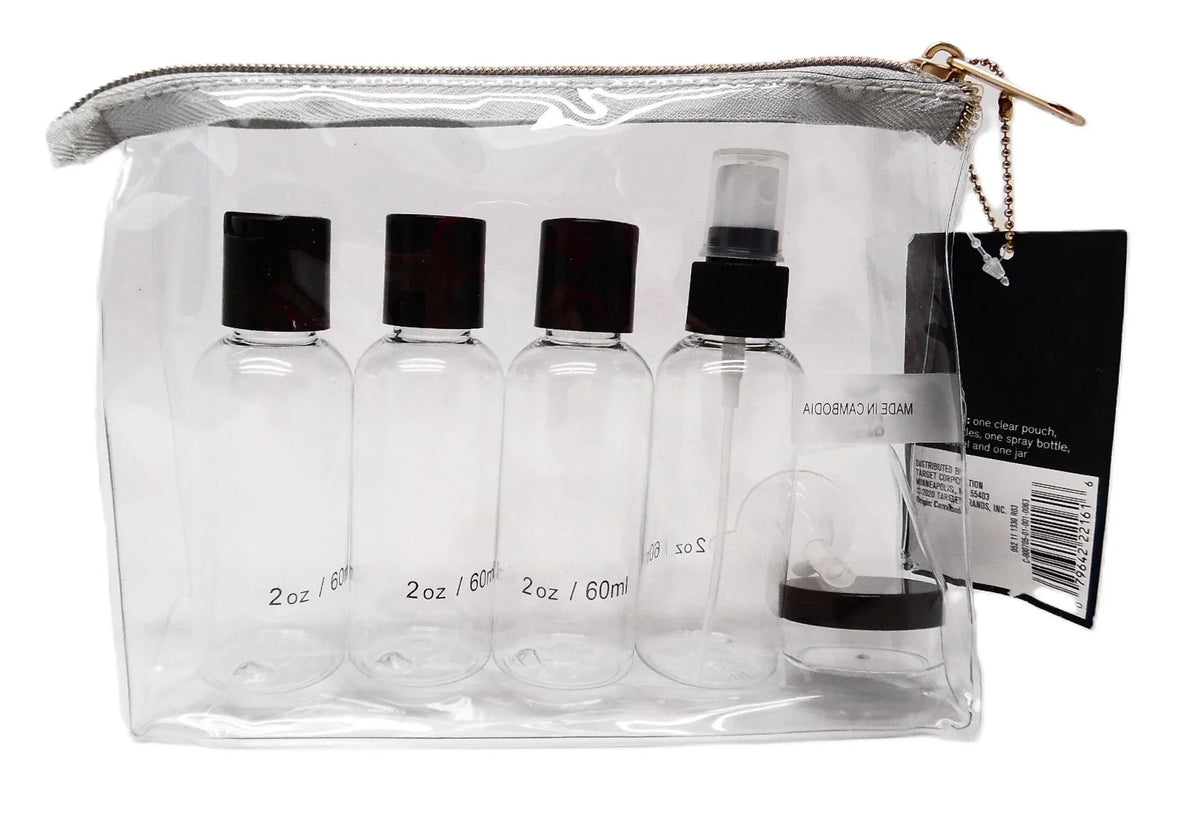 Sonia Clear Travel Kashuk TSA Kit, Bag Makeup
