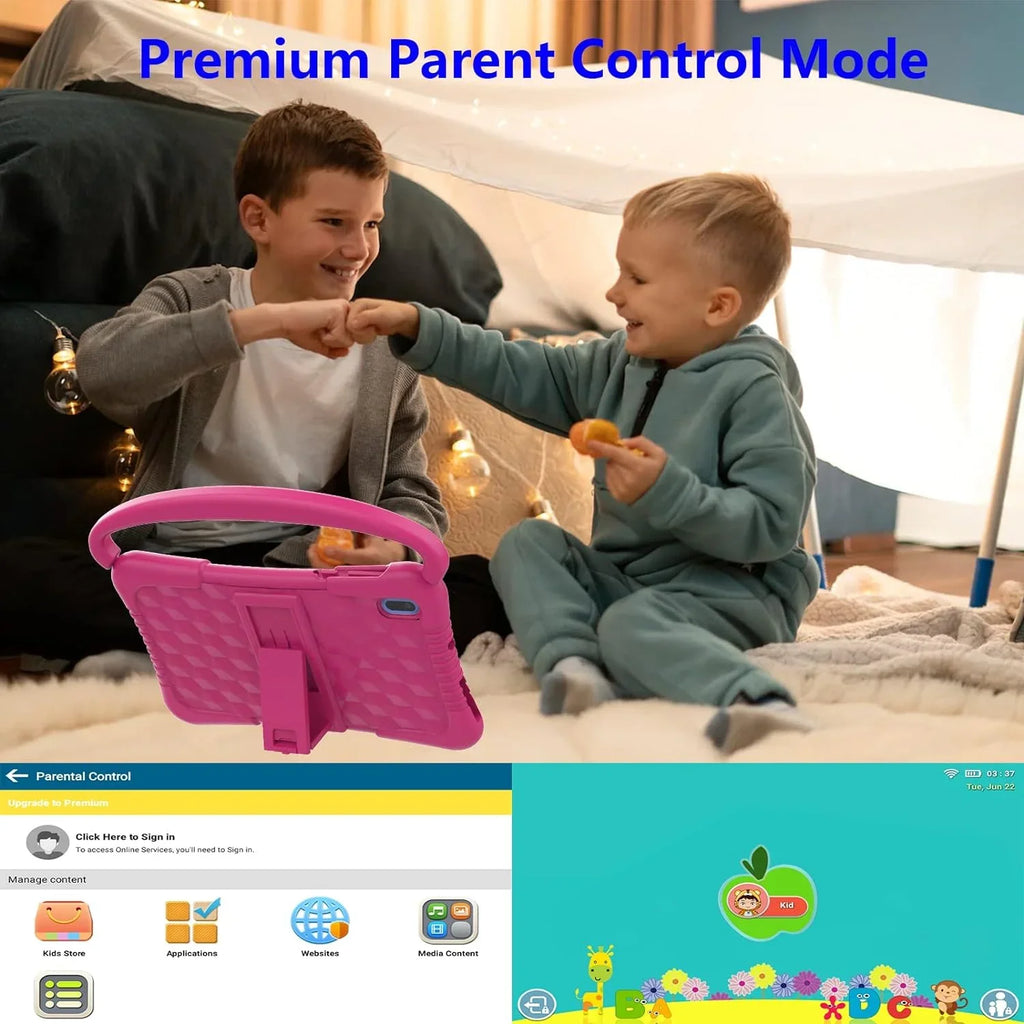Parental Tablets inch Kids Kids Toddler Tablet 7 Games 32G Dual Android Pre-Installed with for Software WiFi Educational Netflix Kids Tablet 11 Kid-Proof Tablet Camera Kids YouTube Control,