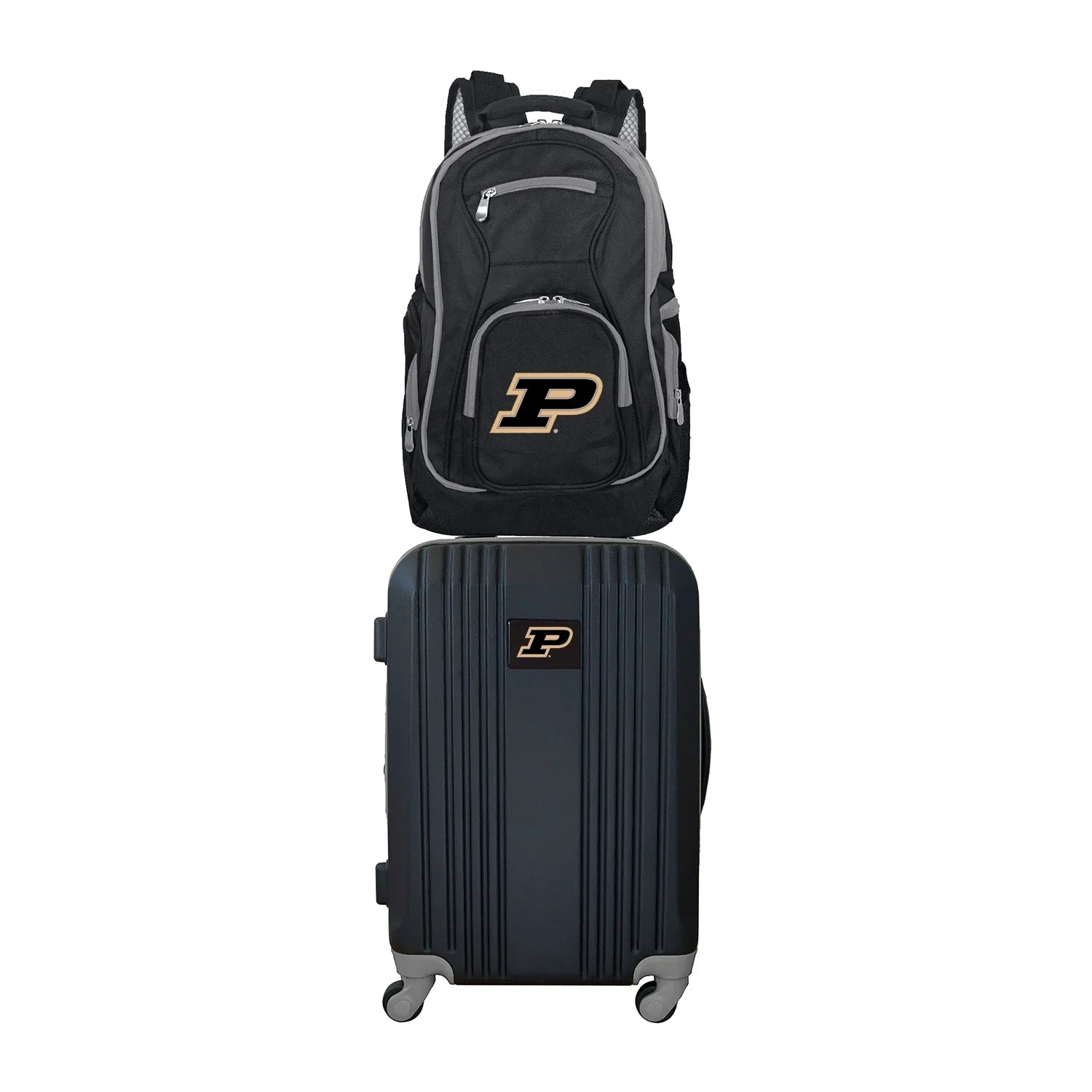 2-Piece Boilermakers and Luggage Purdue Set Backpack NCAA