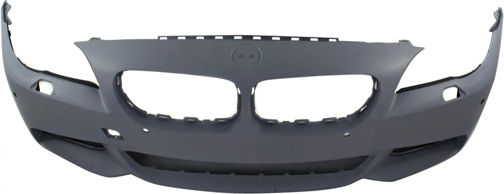 with Compatible View Side Sedan PDC 2011-2013 COVER Primed M Camera 5-Series with Pkg Sensor Front BUMPER For with Holes
