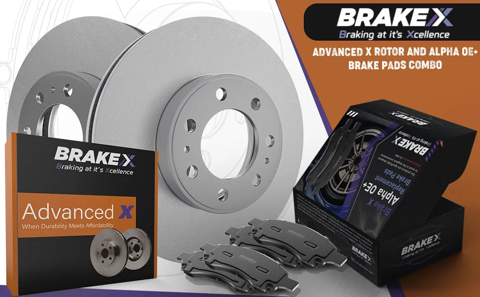 Pads Piece 6 Set Ceramic For X Premium 3.7 | Jeep Advanced [Rear] Disc Brake | 2003 X Rotors Brake and Liberty Replacement Kit