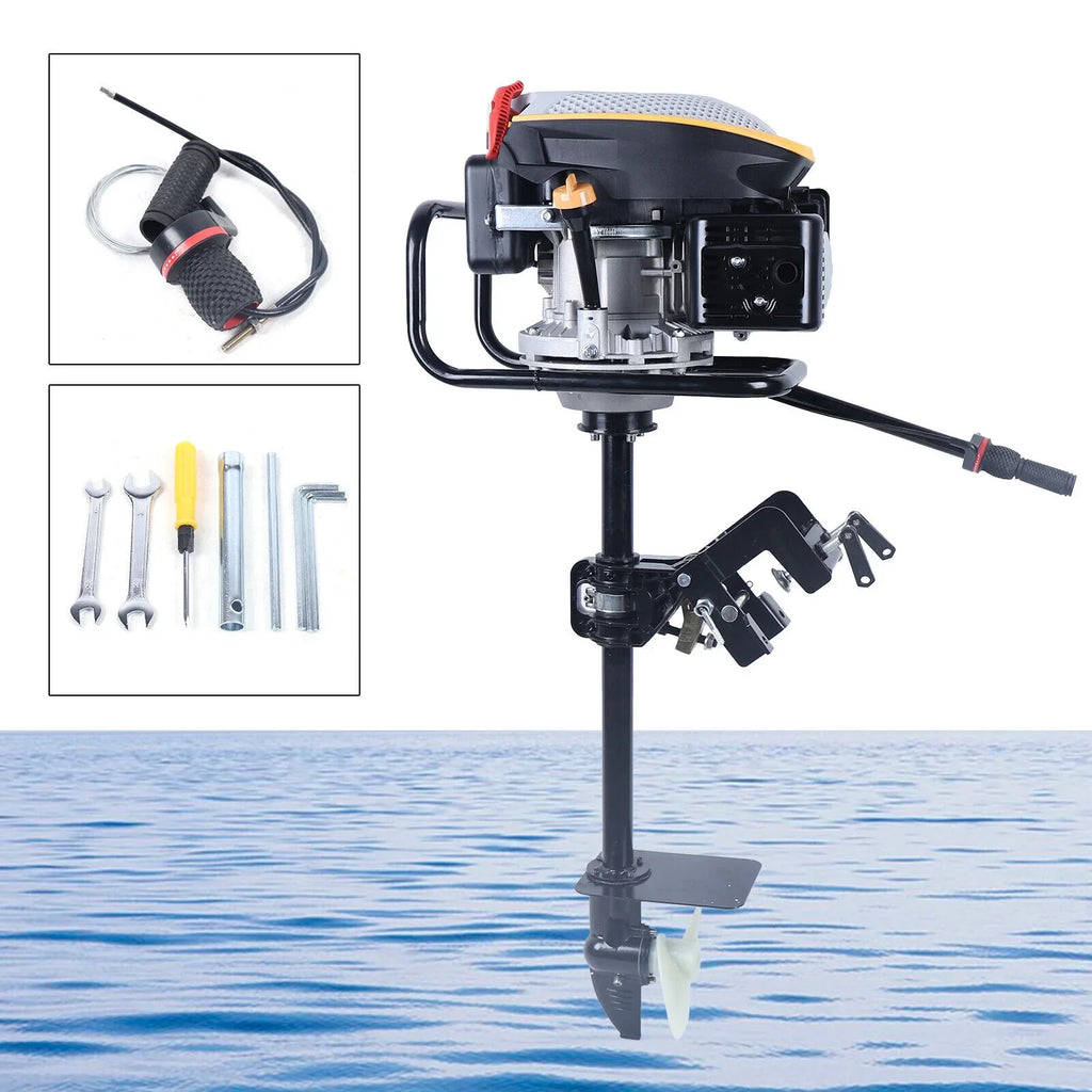 CC Boat Single with Cylinder Ignition System 225 Engine Heavy Engine Cooling Air 3600 Marine Engine Boat Duty TAS HP Motor Fishing Miumaeov r/min 4 9 Outboard Stroke