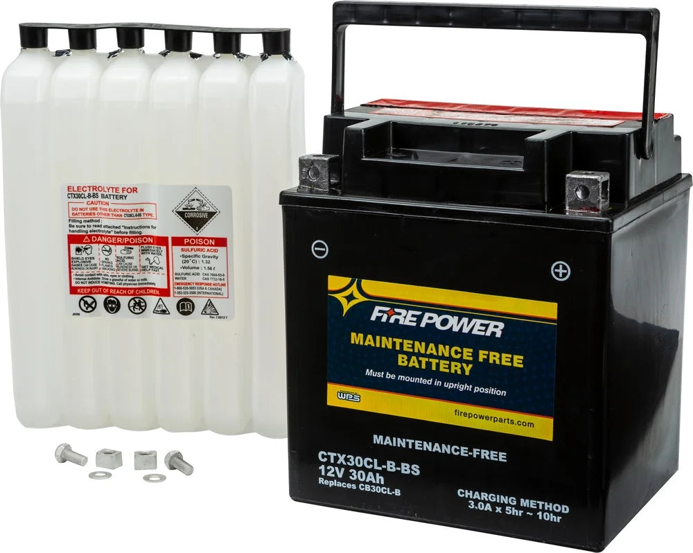 Compatible Deluxe With Power Battery CTX30CL-B-BS Sea-Doo Maintenance 2005-2015 Free VX 1100 Fire