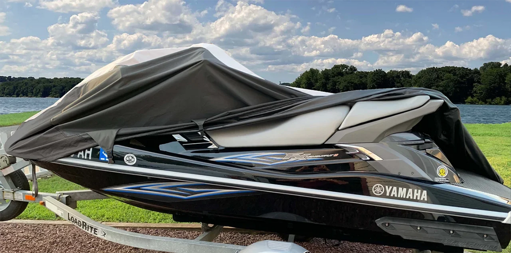 1998-2005 HEAVY-DUTY Seater SKI SUPER JET JH1200 Compatible Cover / PWC 2 Kawasaki 150 600D for Ultra