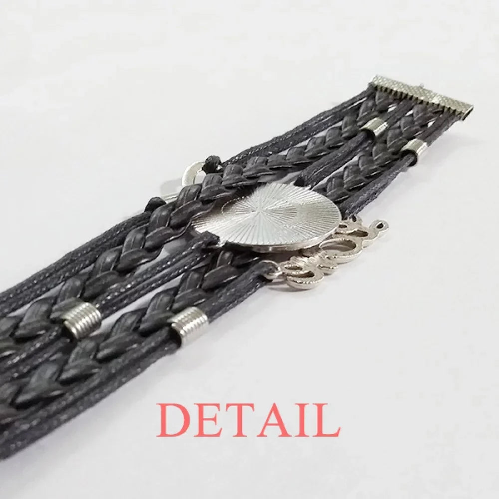 Set Hand Kind Is Is Patient Strap Wristband Leather Double Love Rope Love Bracelet
